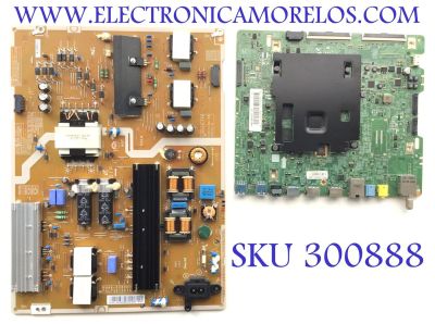 KIT DE TARJETAS PARA TV SAMSUNG / MAIN BN94-10834L / BN4102528A / BN97-10651A / FUENTE BN44-00808D / PSLF261S07A /PANEL CY-GK065HGNV2H / DISPLAY V650DJ5-QS2 / MODELO UN65KU6290FXZA DA02